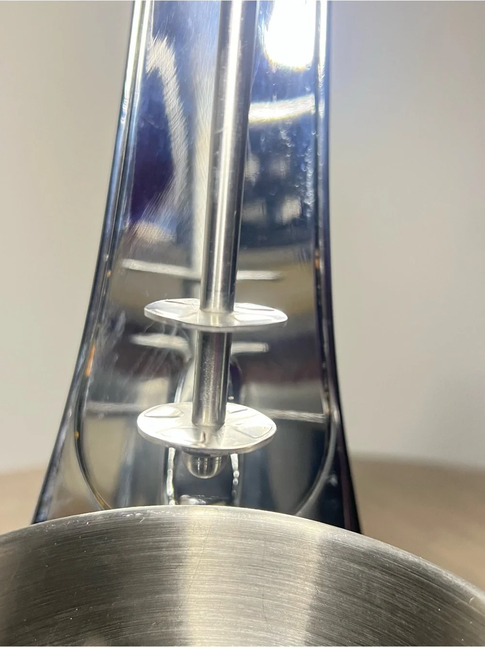 OSTER Chrome Metal Milkshake Milk Shake Maker Blender Model 6627 w/ Cup - Works!